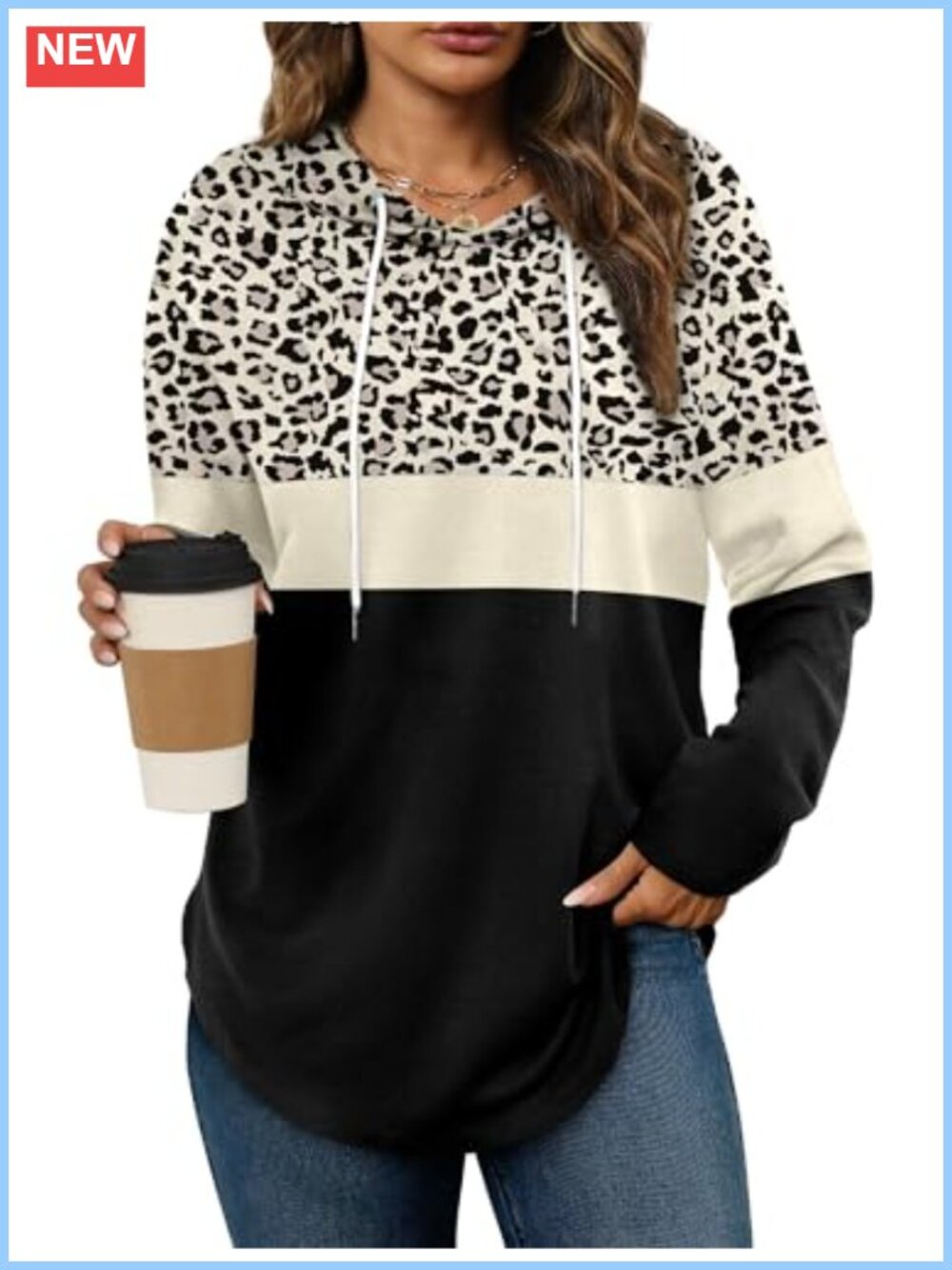 Cozy Crewneck Sweatshirt Pullover Long Sleeve Casual Knit Top Fall Winter